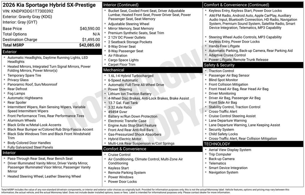 2026 Kia Sportage SX Prestige Hybrid - Photo 35