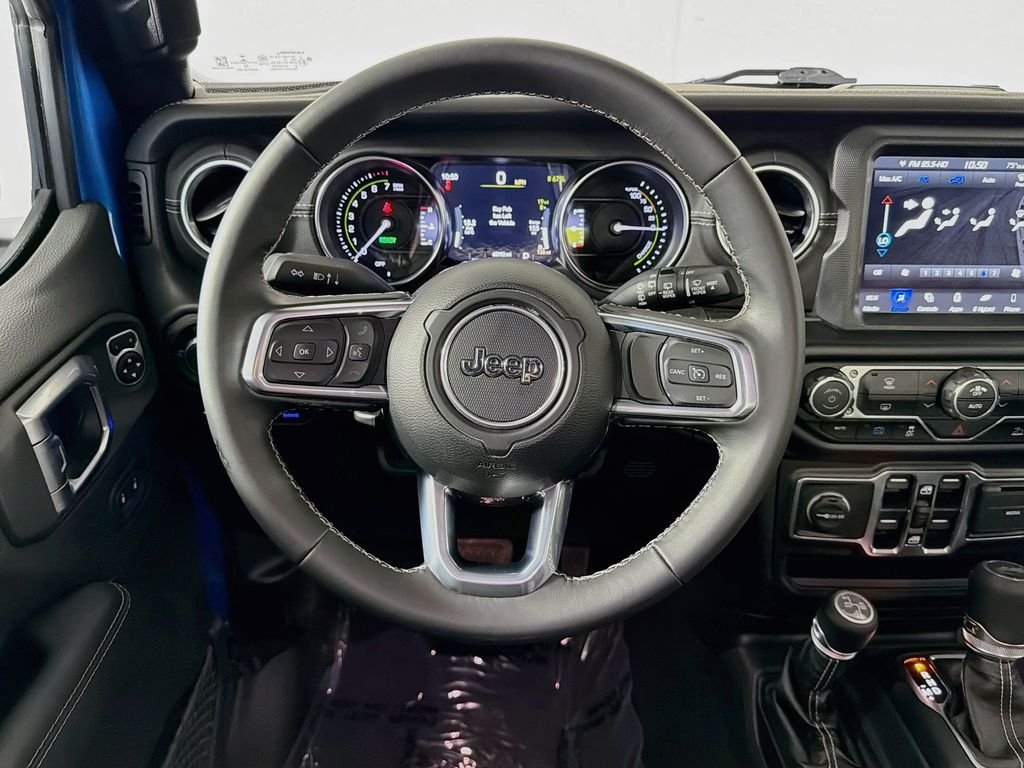Used 2022 Blue Jeep Unlimited Sahara 4xe image 11