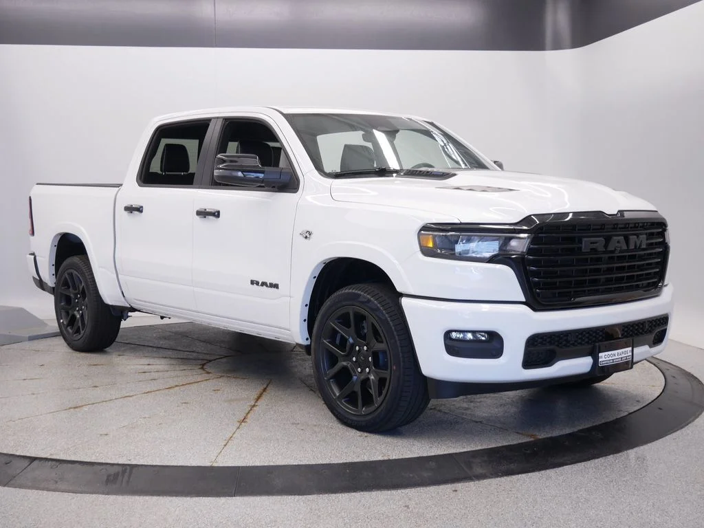 New 2026 Bright White Clear-Coat Exterior Paint Ram Laramie image 9