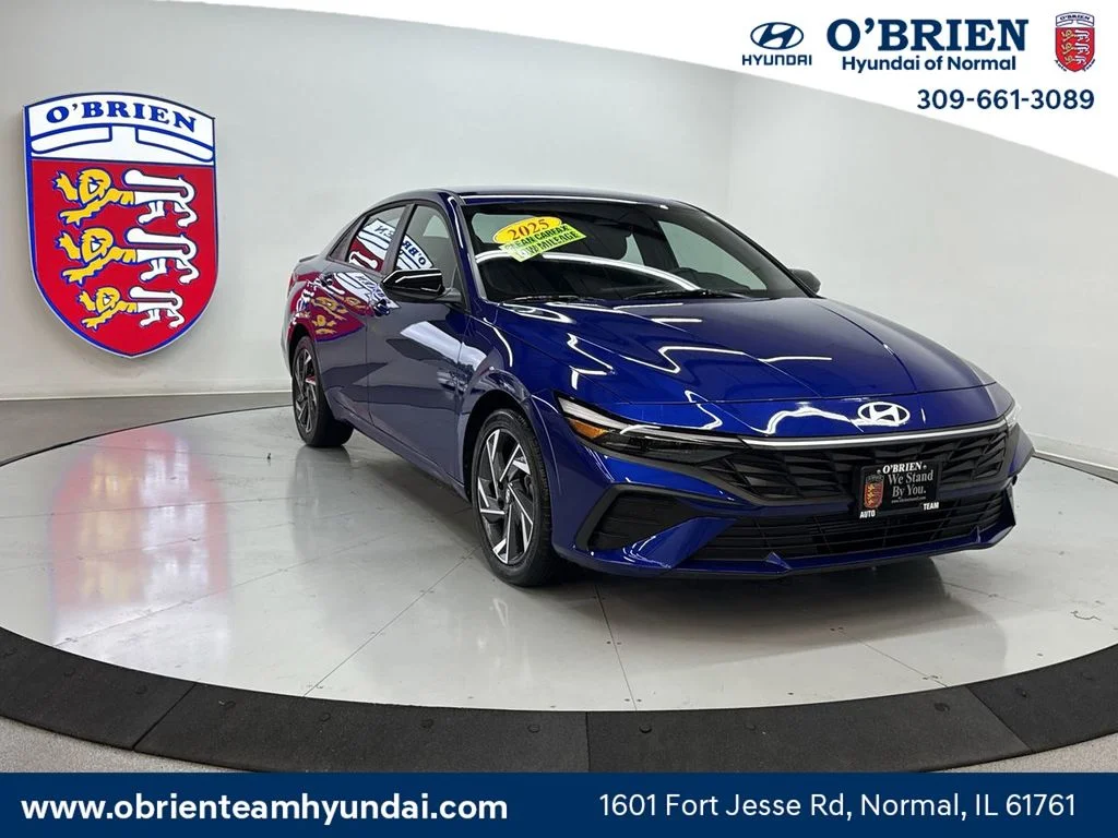 Used 2025 Intense Blue Hyundai SEL Sport image 1