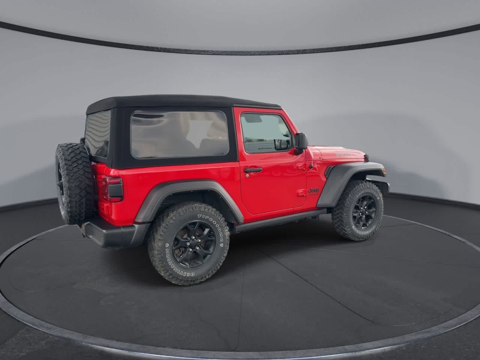 Certified Used 2022 Firecracker Red Clearcoat Jeep Willys image 8