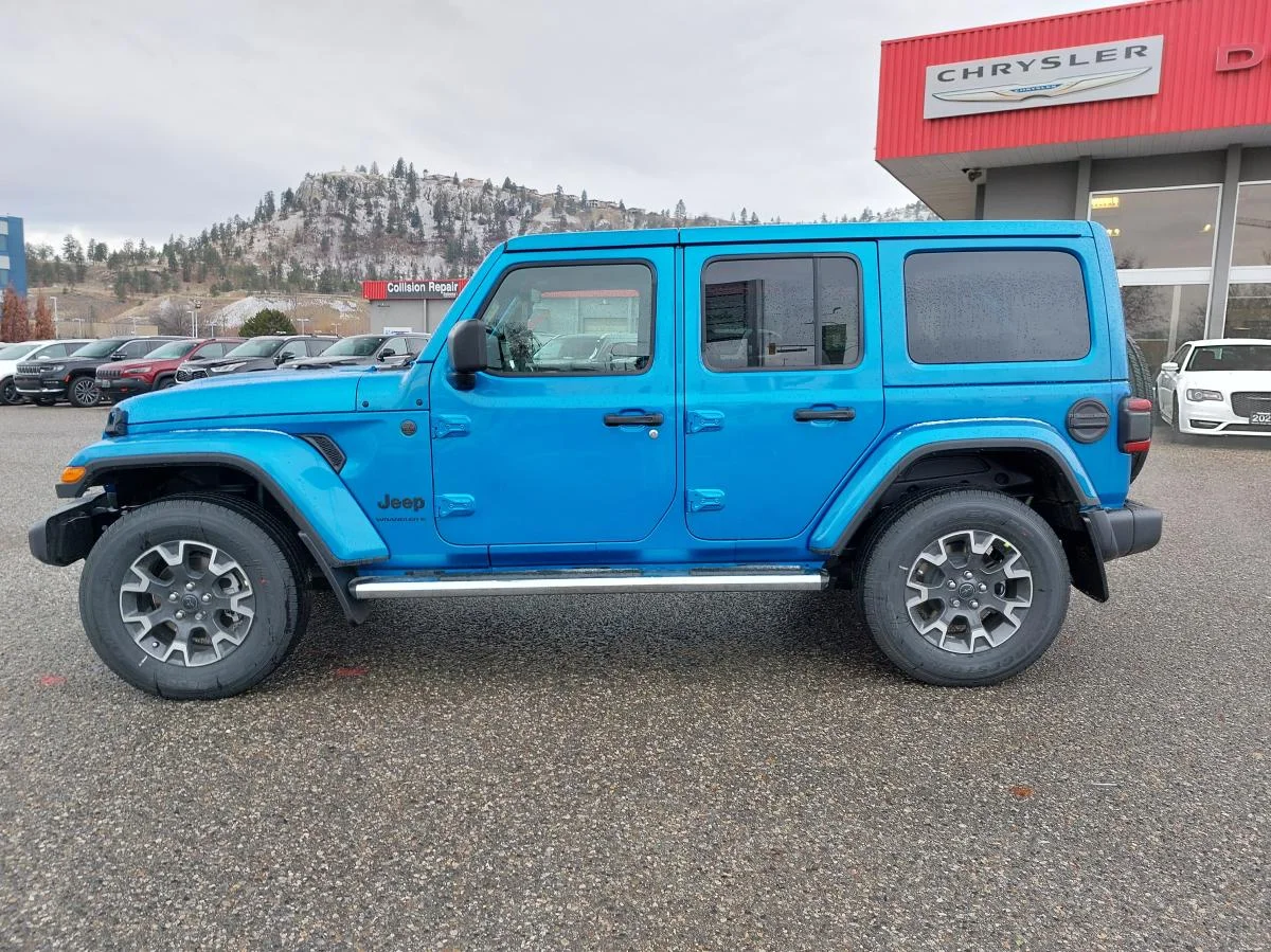 New 2026 Blue Jeep Sahara 4 Door 4x4 image 8