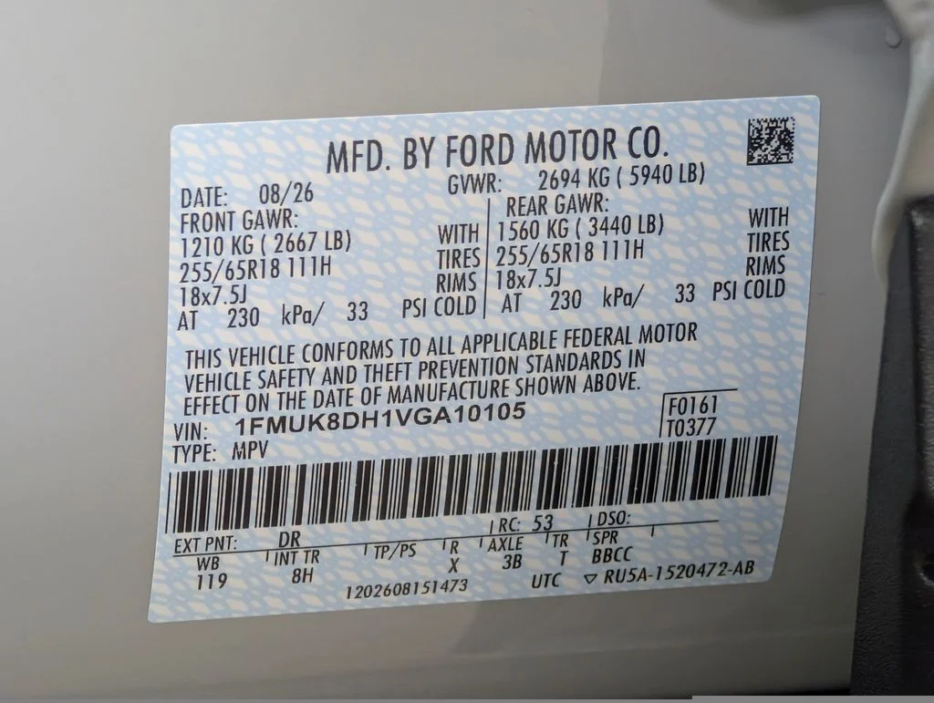 New 2027 Avalanche Gray Ford Active image 25