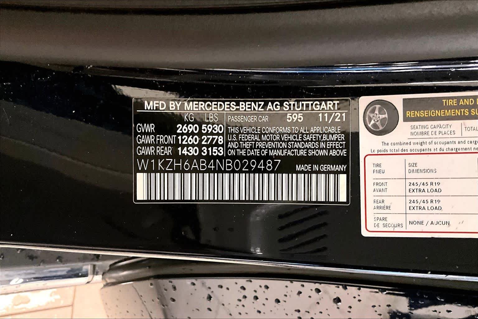 Used 2022 Nautical Blue Metallic Mercedes-Benz E 450 image 30