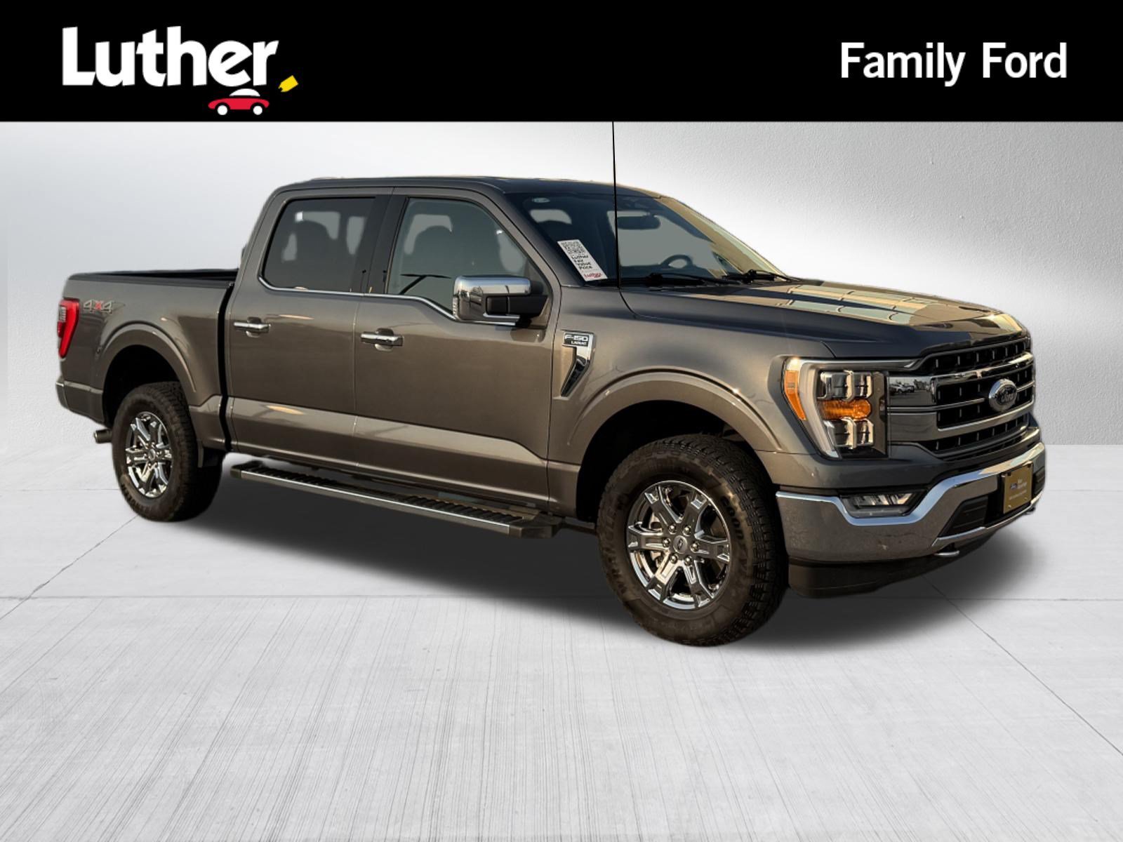 Certified Used 2023 Carbonized Gray Metallic Ford LARIAT image 1