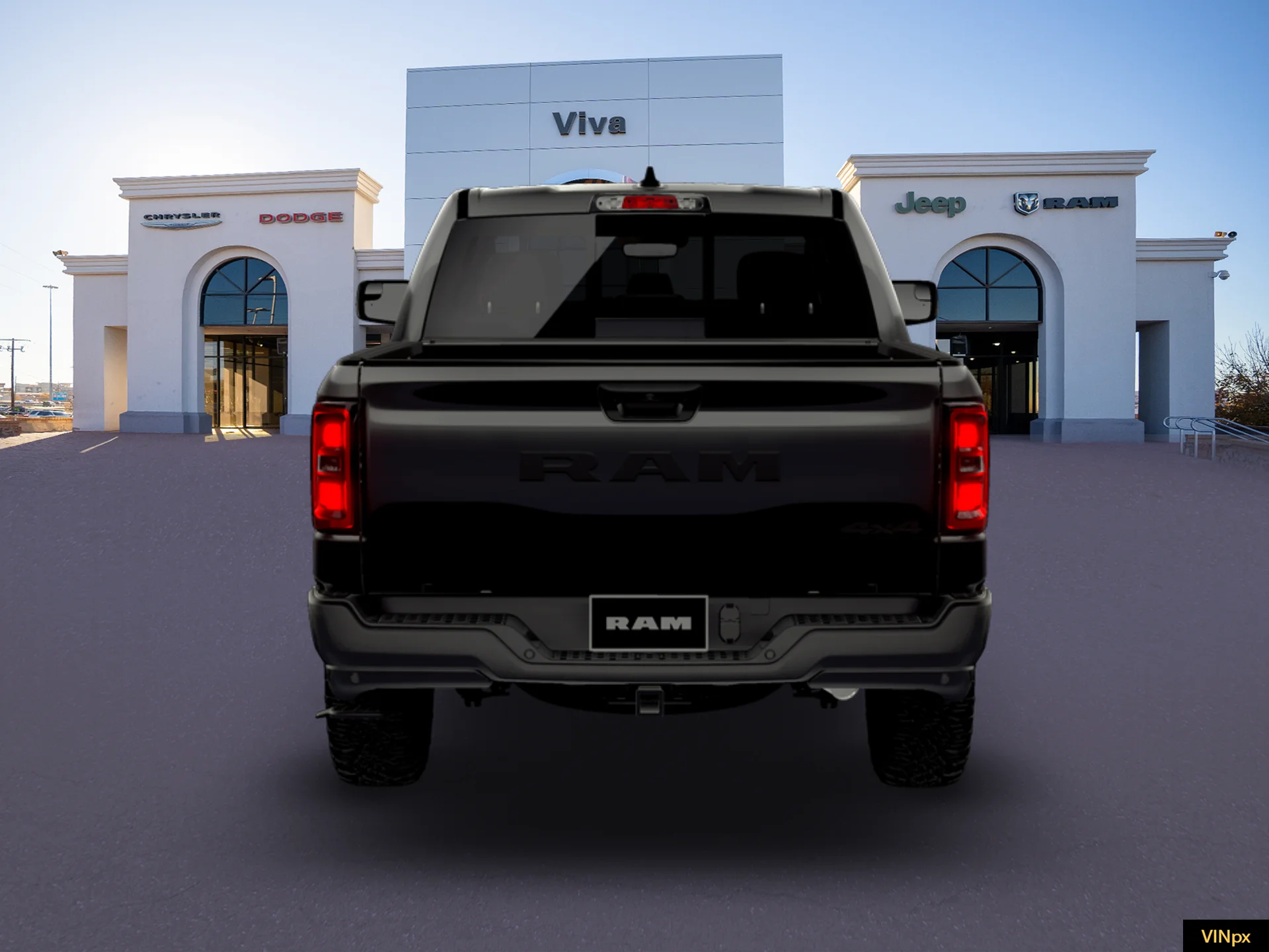 New 2026 Diamond Black Crystal Pearl-Coat Exterior Paint RAM  image 6