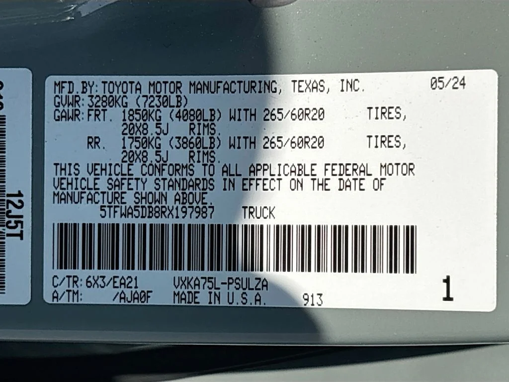 Used 2024 Lunar Toyota Limited image 33