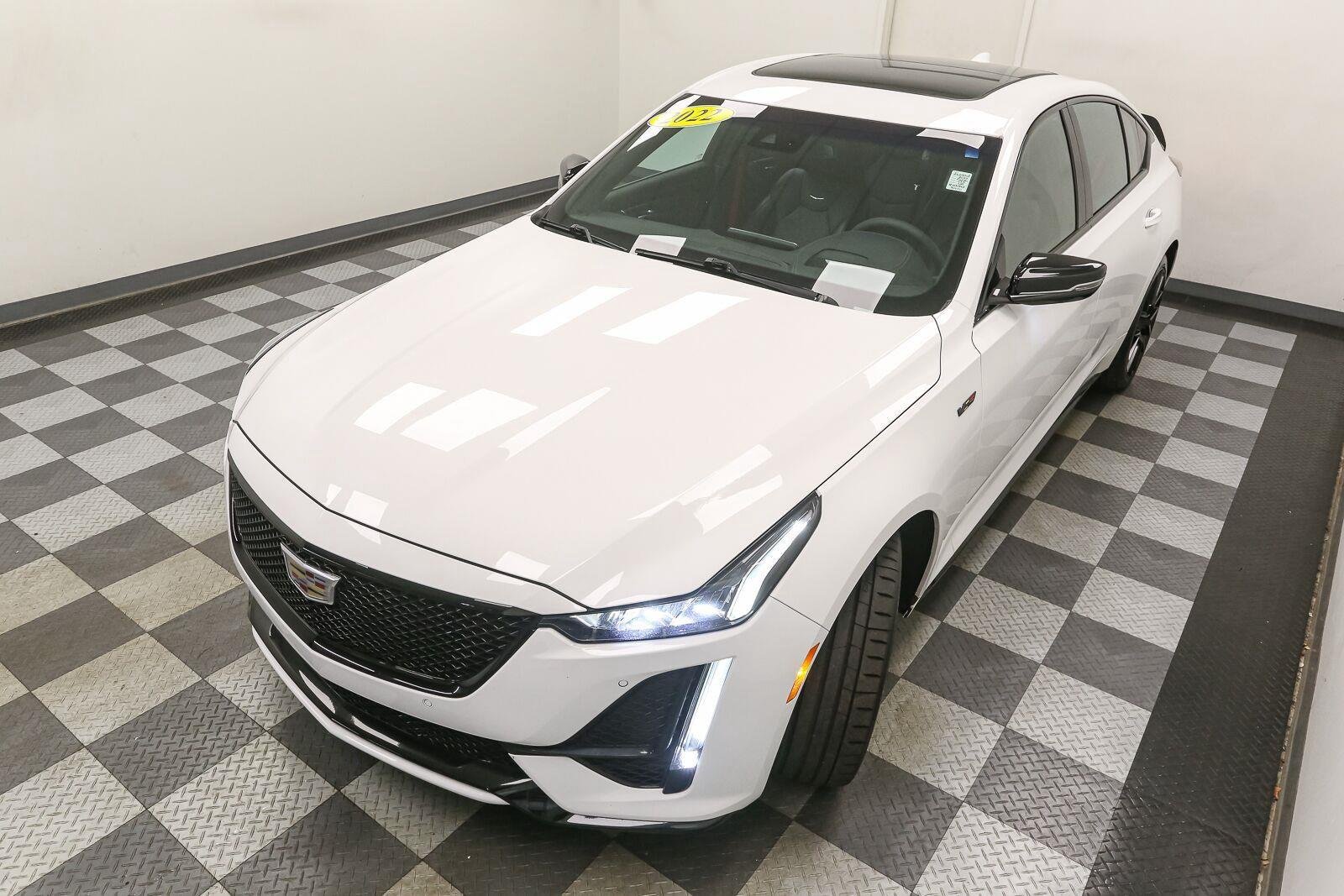 Used 2022 Summit White Cadillac VSERIES image 6