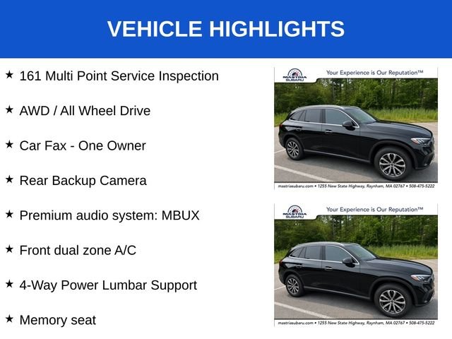 Used 2024 Black Mercedes-Benz GLC 300 image 2