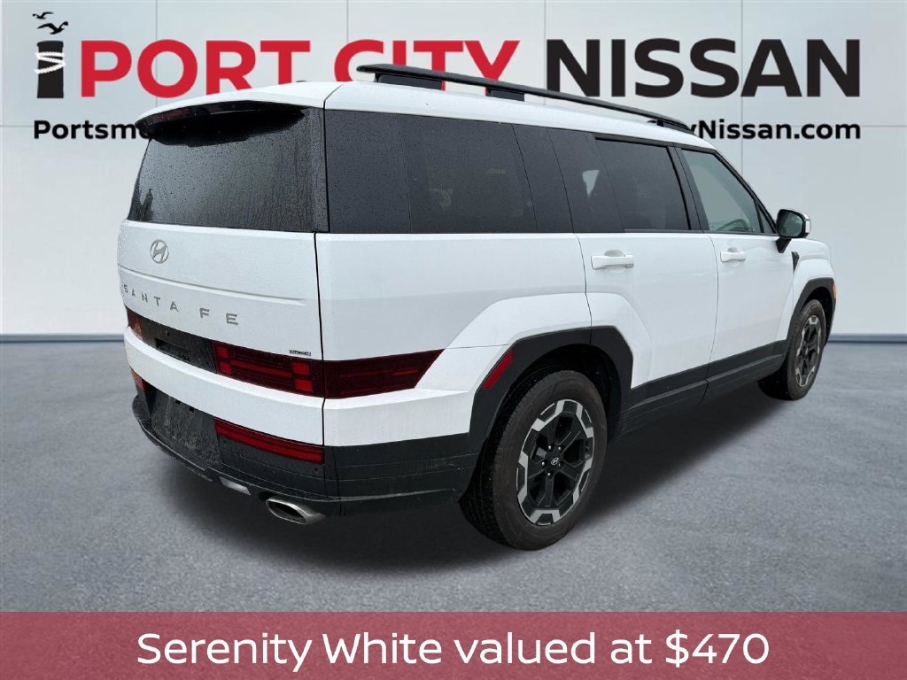 Used 2024 White Hyundai SEL w/3rd row seat image 3