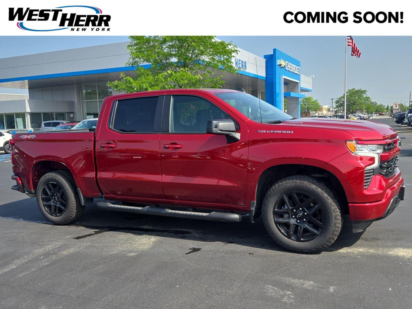 Used 2026 Radiant Red Tintcoat Chevrolet RST image 1