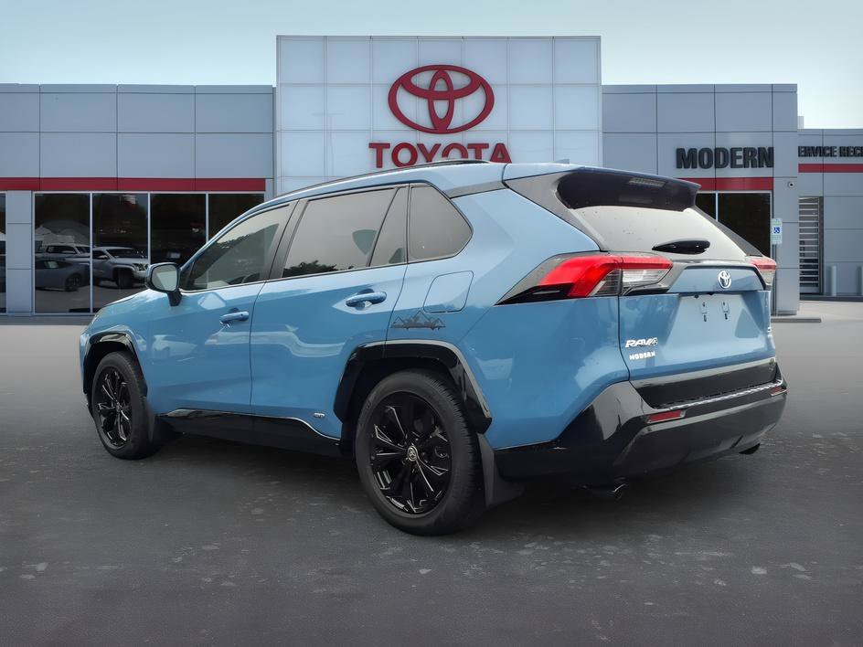 Used 2022 Cavalry Blue Toyota Hybrid SE image 3