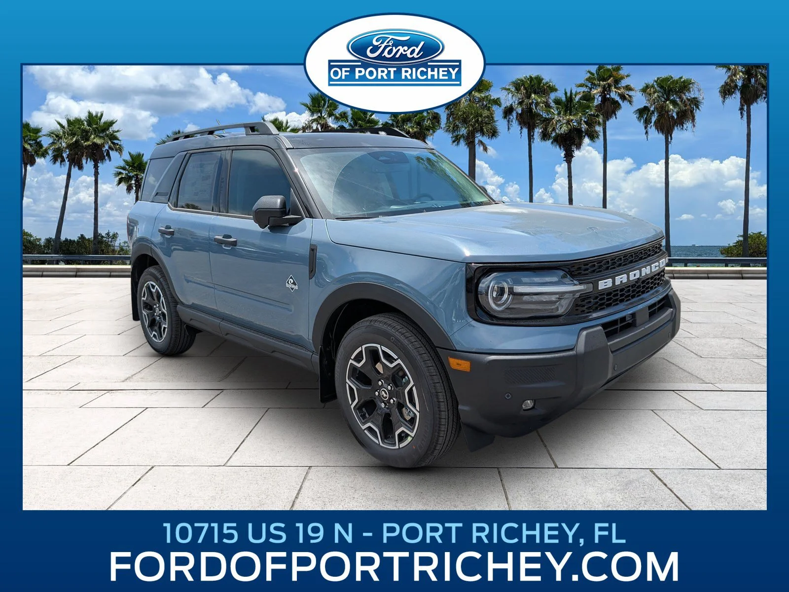 New 2026 Azure Gray Metallic Tri-Coat Ford Outer Banks® image 1