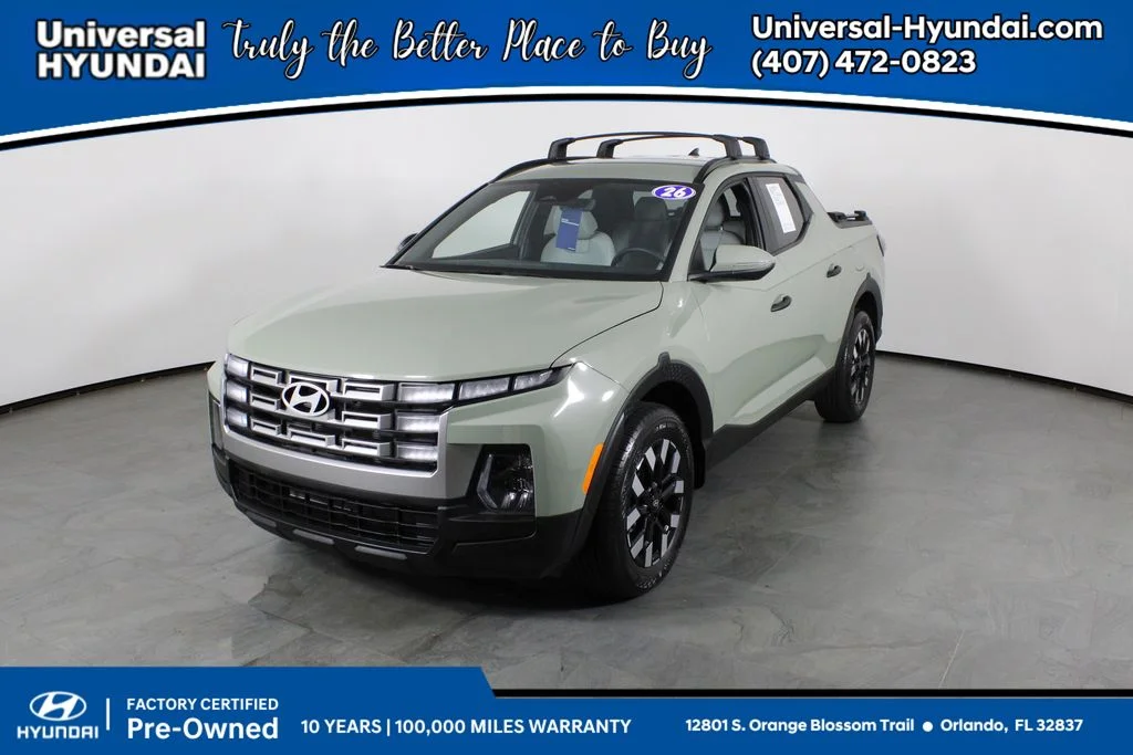 Certified Used 2026 Green Hyundai SEL image 1