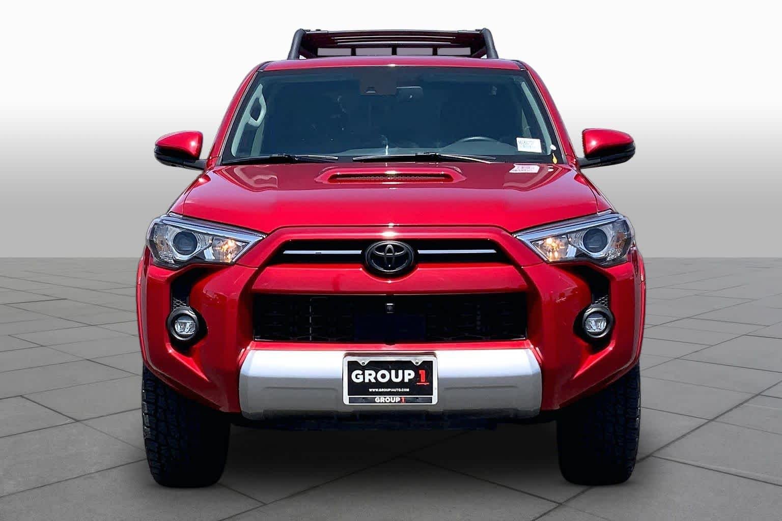 Used 2022 Barcelona Red Metallic Toyota TRD Off Road Premium image 4
