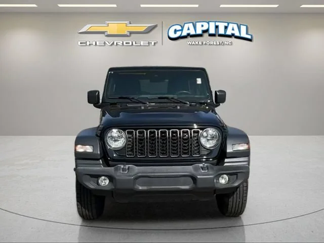 Used 2024 Black Jeep 4-Door Sport S 4x4 image 8