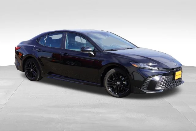 Certified Used 2025 Black Toyota SE image 2