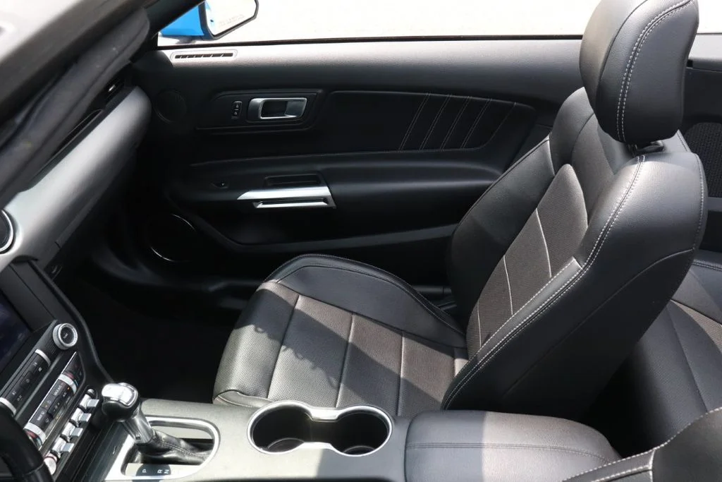 Used 2023 Grabber Blue Ford EcoBoost Premium Convertible image 14