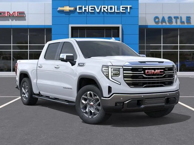 New 2026 Glacier White Tricoat GMC SLT image 9
