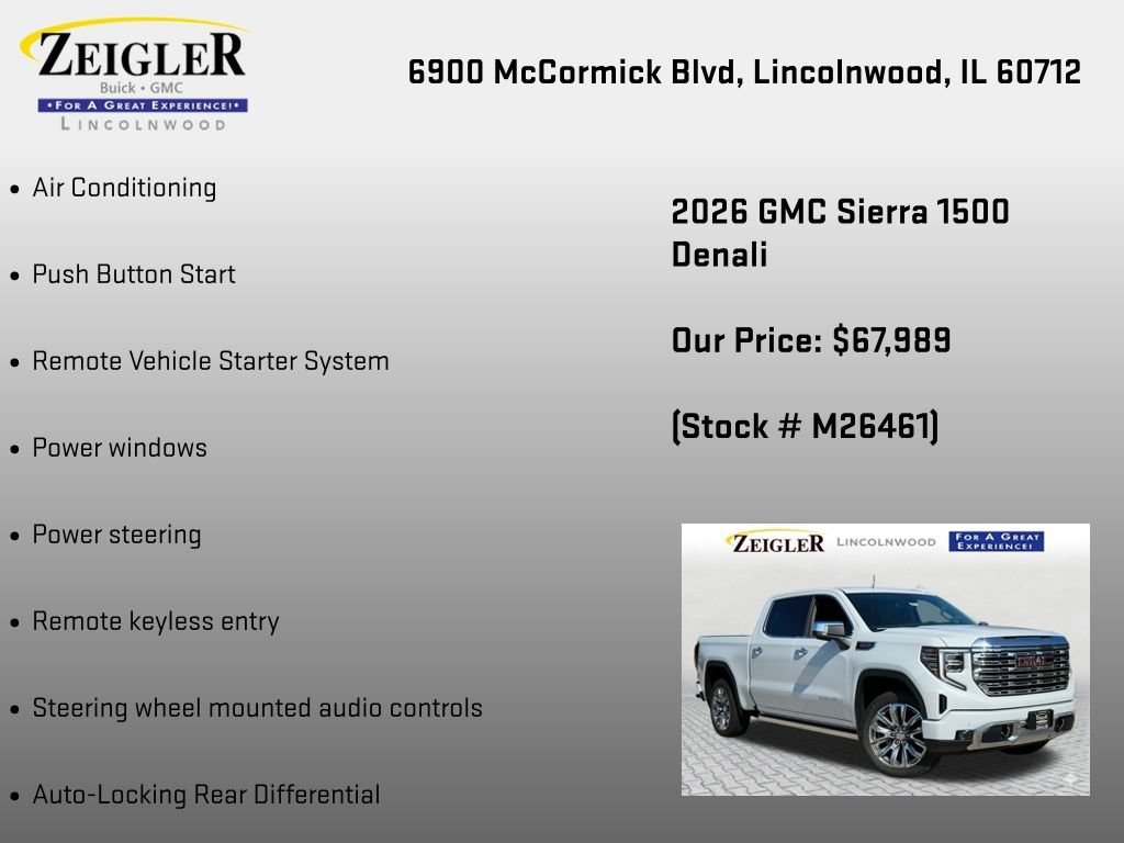 New 2026 Glacier White Tricoat GMC Denali image 18