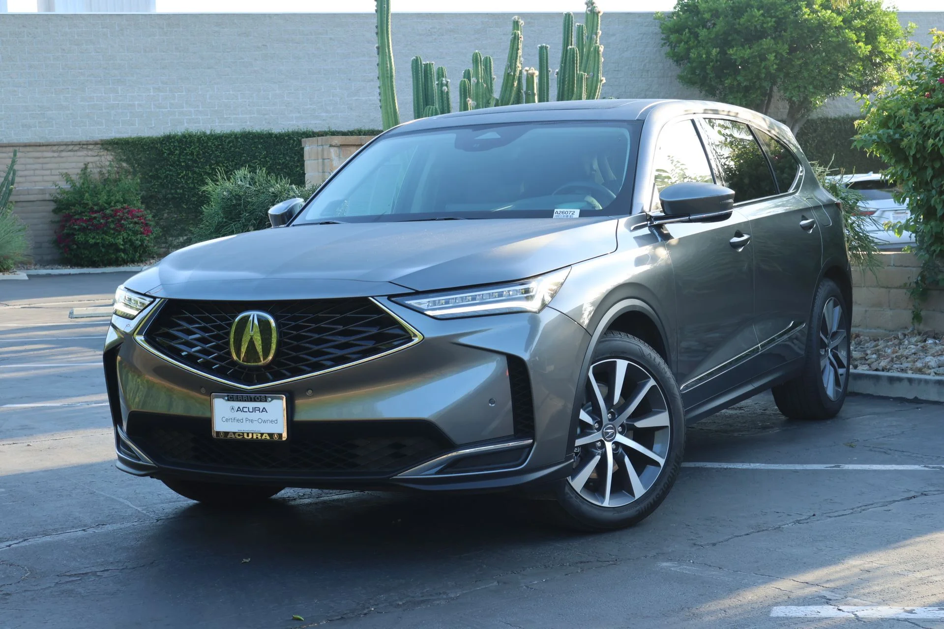 Certified Used 2025 Liquid Carbon Metallic Acura TECH image 1