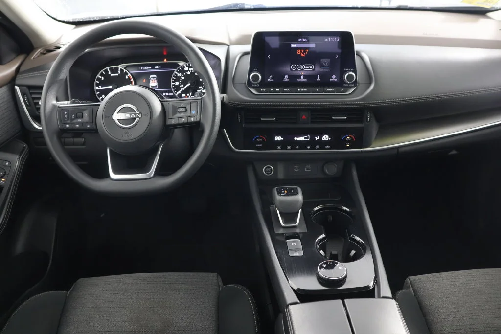 Used 2023 Super Black Nissan SV image 2