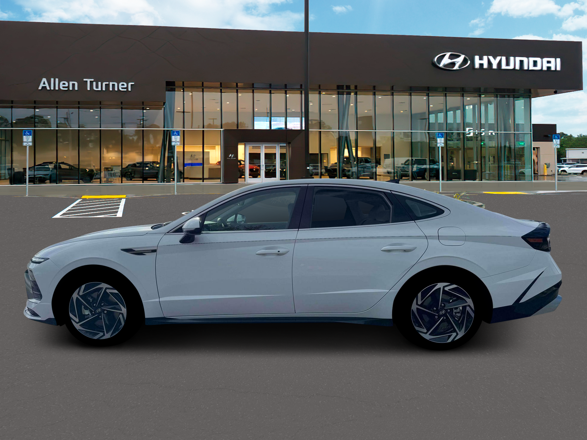 New 2026 Serenity White Hyundai SEL Sport image 3