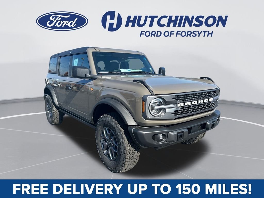 Marsh Gray 2025 Ford Bronco Badlands 4-Door 4WD SUV / Crossover Four-Wheel Drive