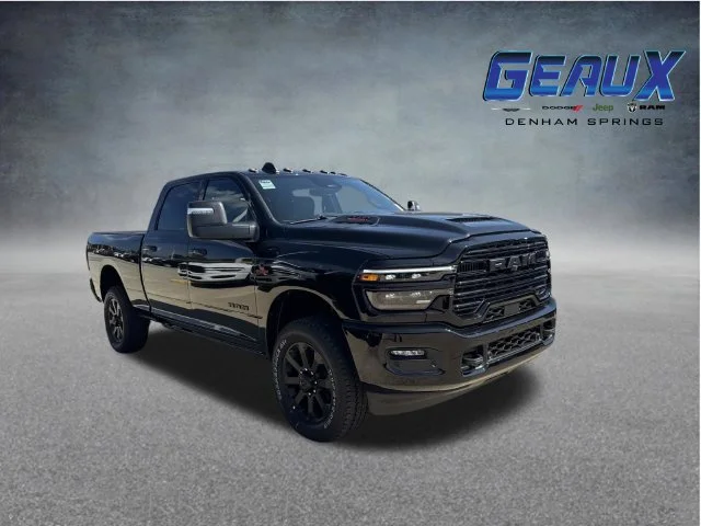 New 2027 Diamond Black Crystal Pearl-Coat Exterior Paint RAM Laramie image 1
