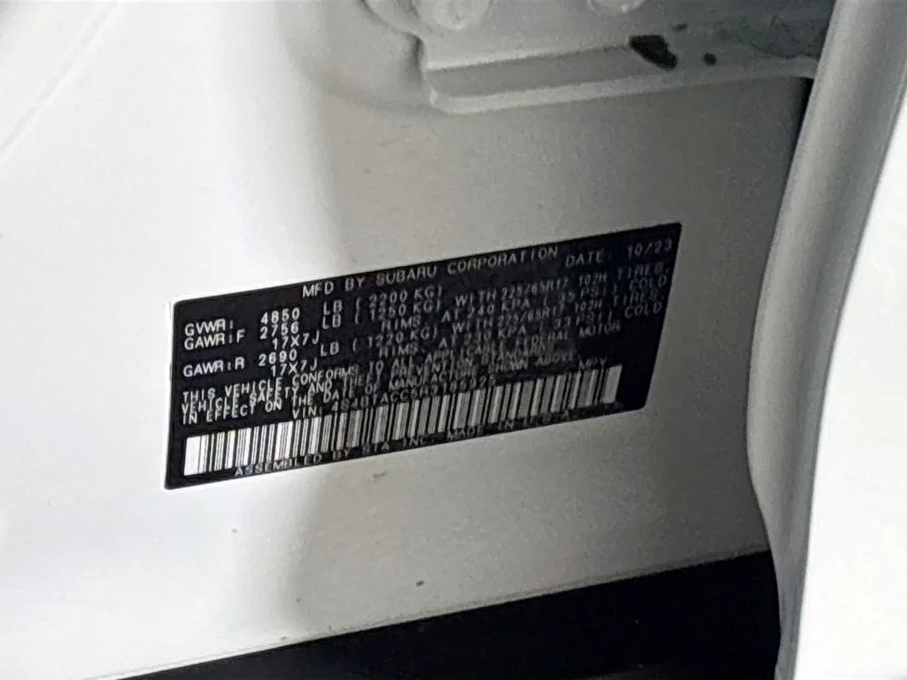 Used 2024 White Subaru Premium image 24