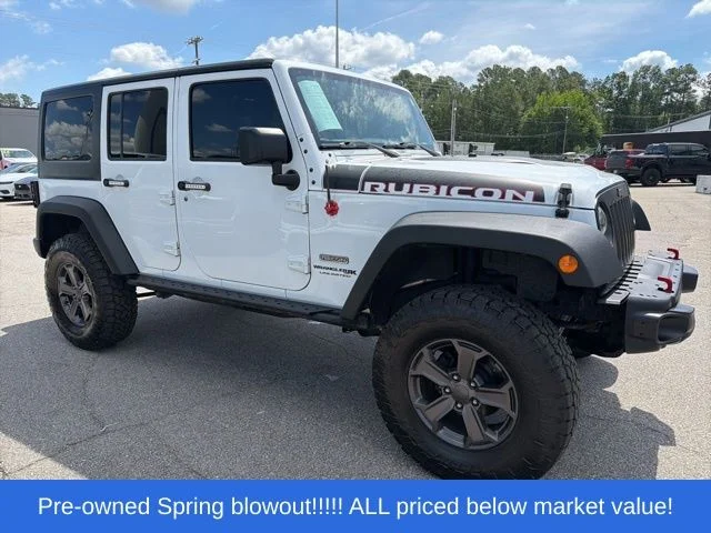 Used 2018 White Jeep Unlimited Rubicon image 16