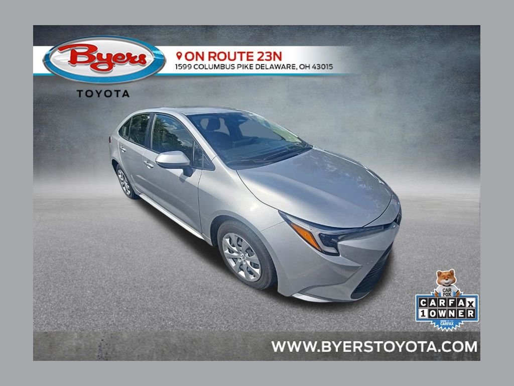 Used 2025 Classic Silver Metallic Toyota LE image 1