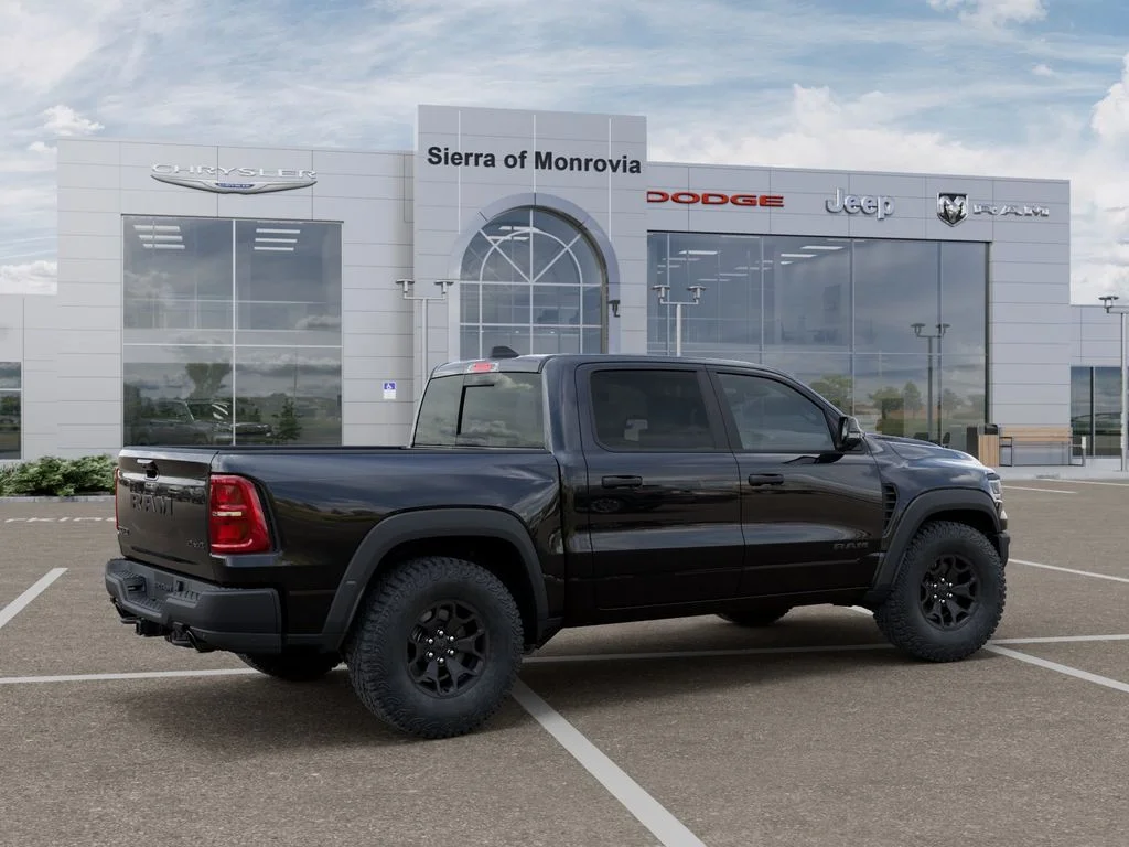 New 2026 Diamond Black Crystal Pearl-Coat Exterior Paint RAM RHO image 4