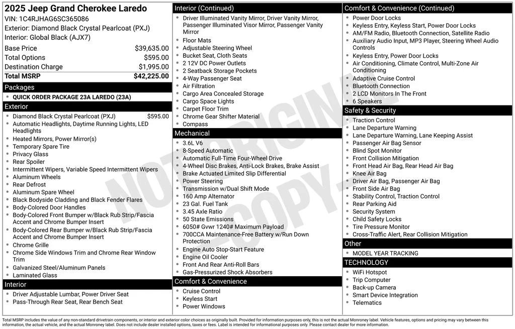 Used 2025 Black Jeep Laredo image 5