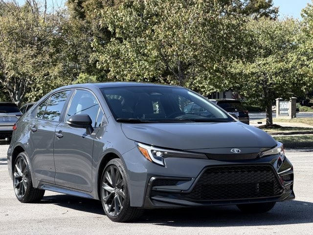 Used 2025 Midnight Black Metallic Toyota SE image 2