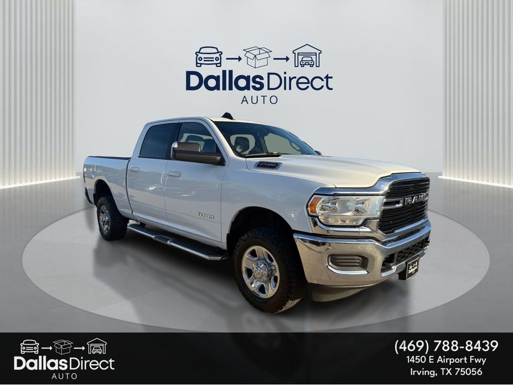 Used 2021 Bright White Clearcoat Ram Big Horn image 2