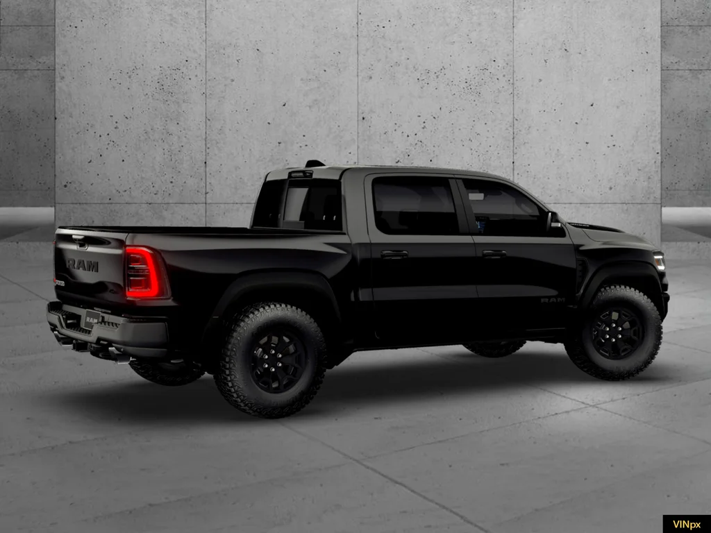 New 2026 Diamond Black Crystal Pearl-Coat Exterior Paint RAM RHO image 7