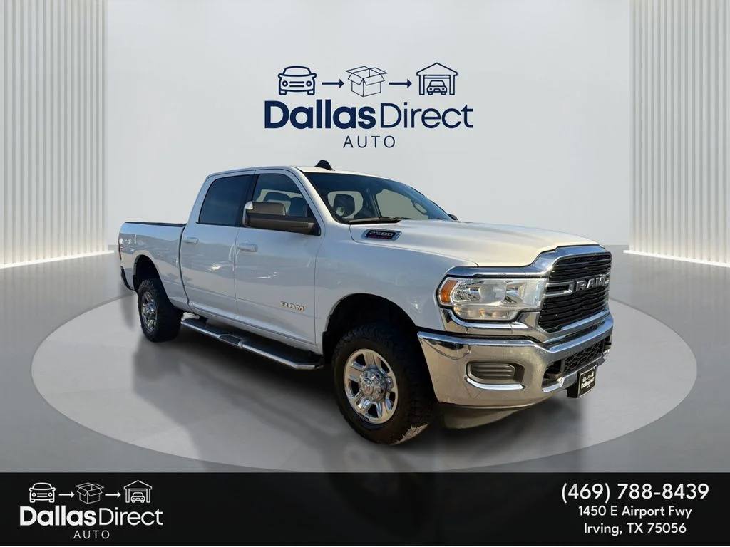 Used 2021 Bright White Clearcoat Ram Big Horn image 2