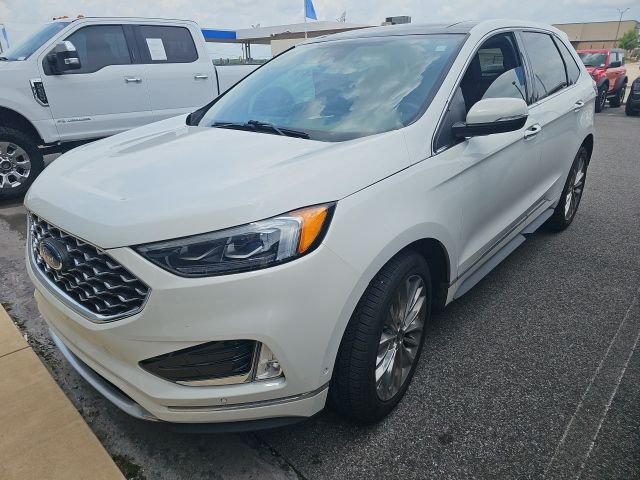 Certified Used 2022 White Ford Titanium image 3
