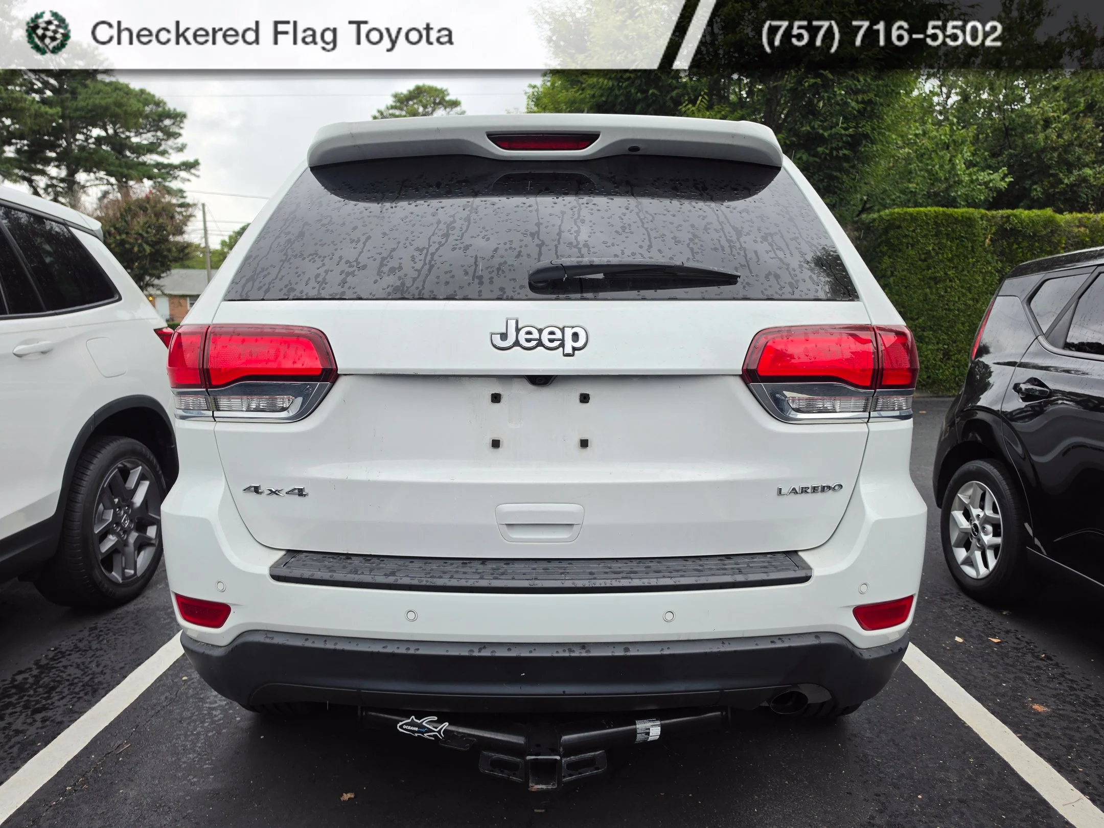 Used 2021 Bright White Clearcoat Jeep Laredo E image 5