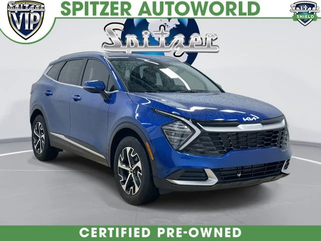 Certified Used 2024 Blue Kia EX image 1