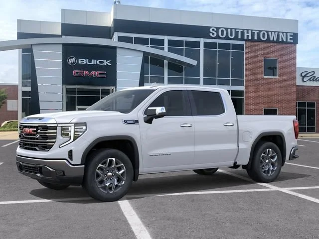 New 2026 Glacier White Tricoat GMC SLT image 2