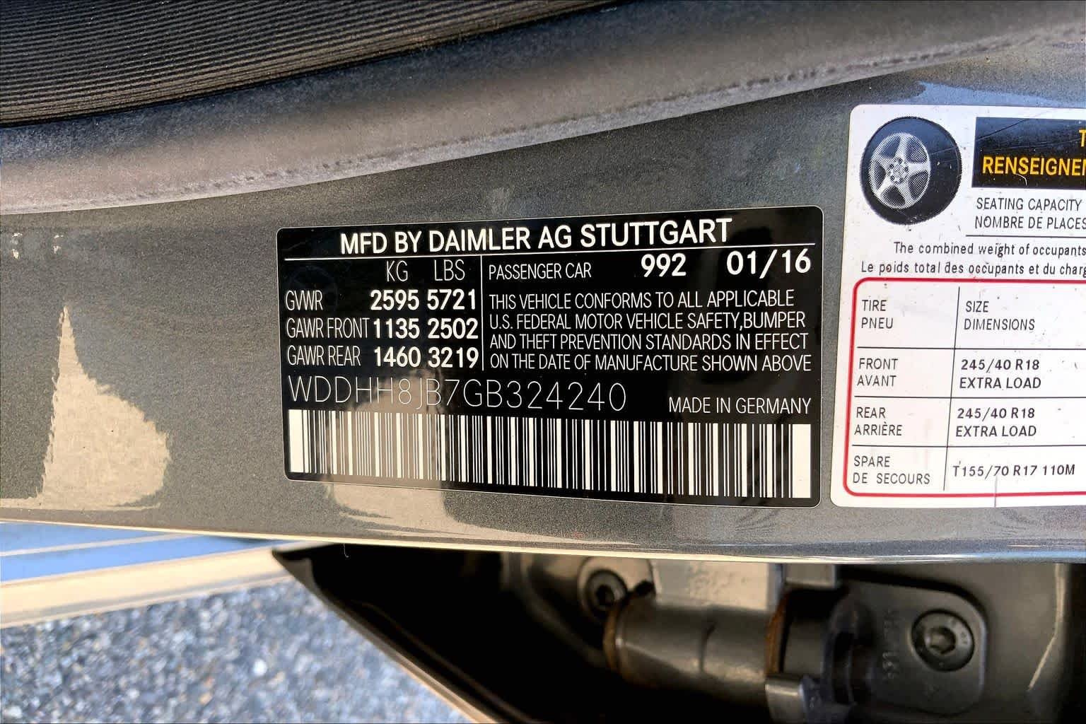 Used 2016 Selenite Grey Metallic Mercedes-Benz E 350 Sport image 37