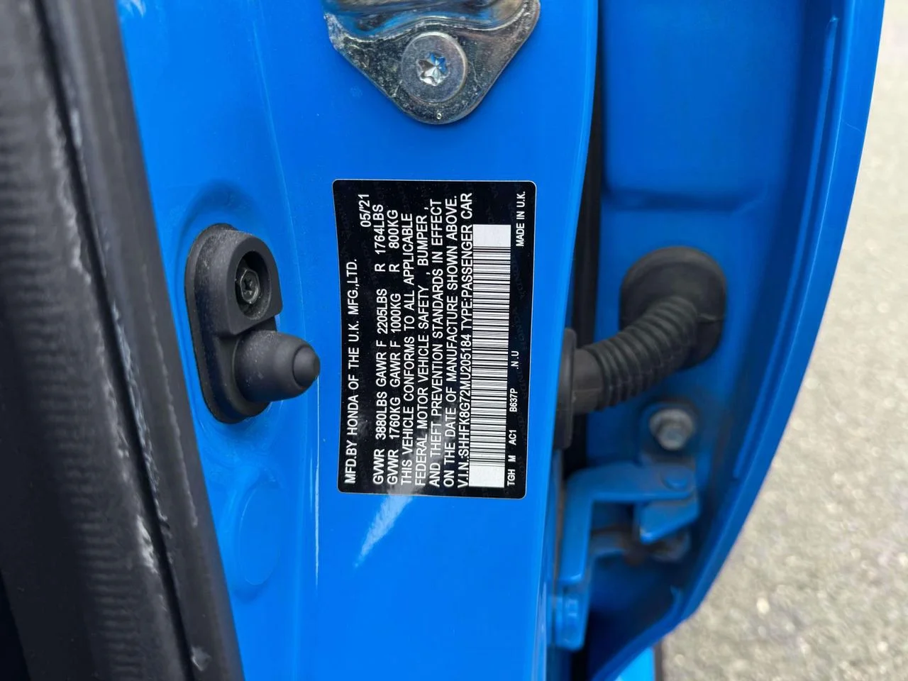 Used 2021 Boost Blue Pearl Honda Touring image 15