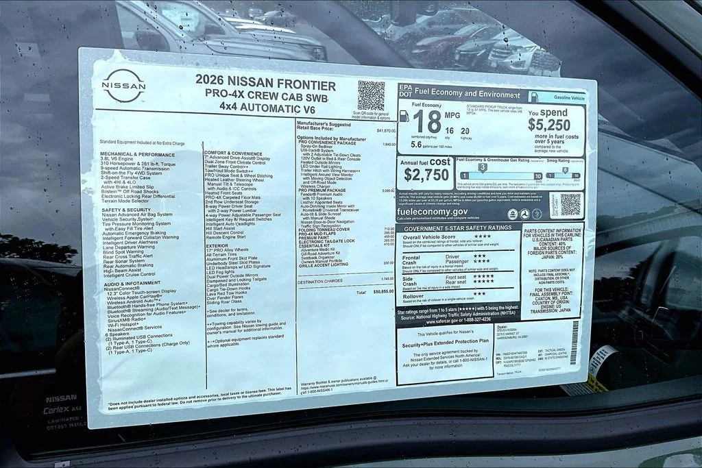 New 2026 Tactical Green Metallic Nissan PRO-4X image 35