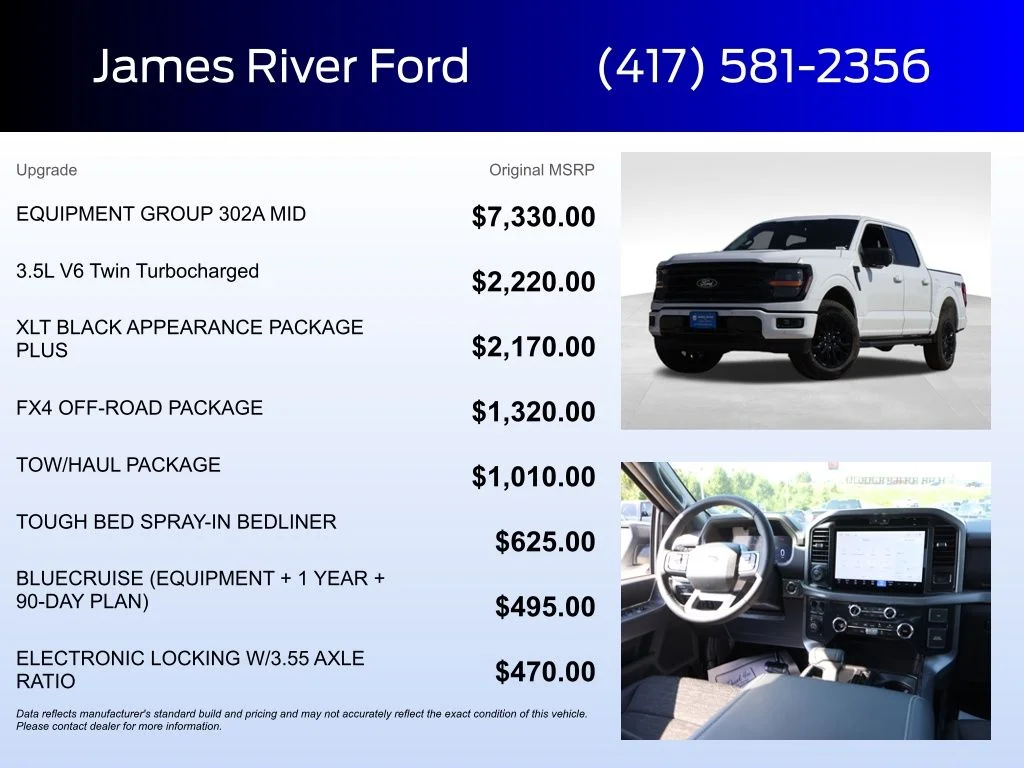 New 2026 Oxford White Ford XLT image 5
