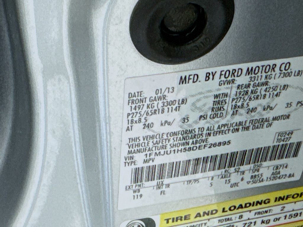 Used 2013 Ingot Silver Ford XLT image 38