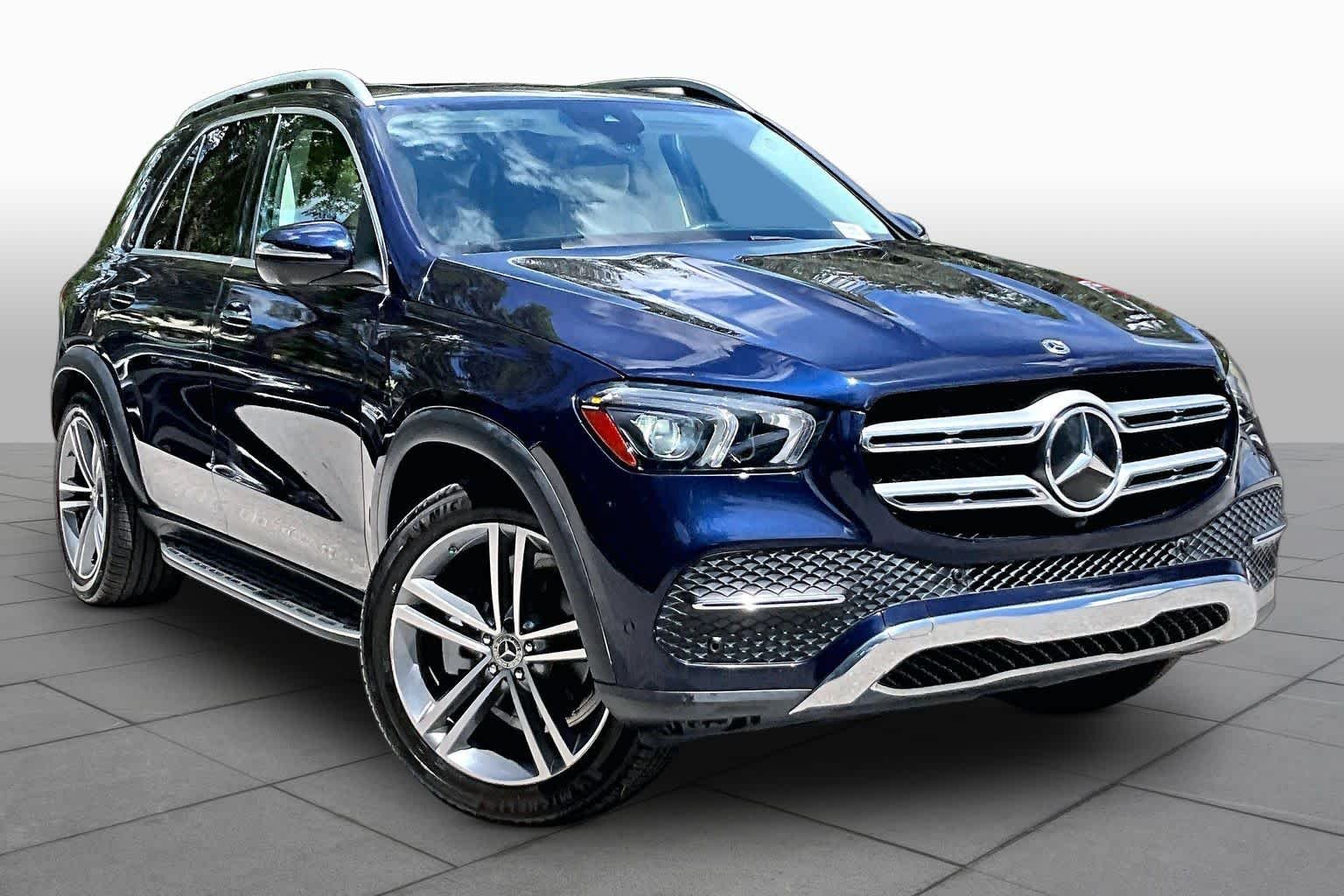 Used 2021 Lunar Blue Metallic Mercedes-Benz GLE 350 image 3