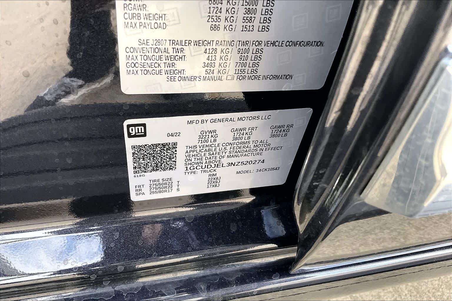 Used 2022 Dark Ash Metallic Chevrolet High Country image 35