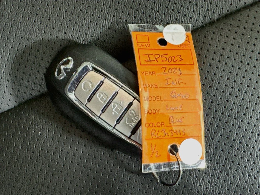 Certified Used 2024 Blue INFINITI LUXE image 42